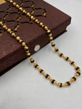 1 GRAM GOLD PLATING RUDRAKSHA MALA FOR MEN DESIGN A-21