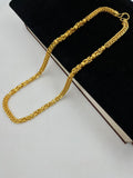1 GRAM GOLD FORMING ROUND RING CHAIN FOR MEN DESIGN A-205