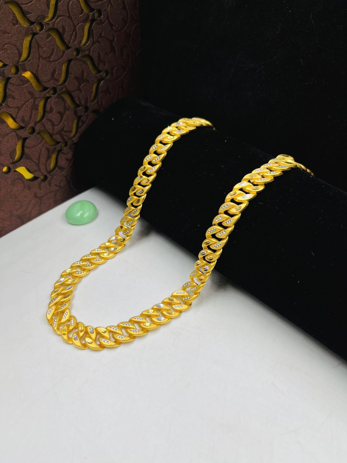 1 GRAM GOLD FORMING POKAL CHAIN FOR MEN DESIGN-A4
