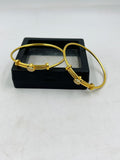 1 GRAM GOLD PLATED KITTY KADLI (BACHA KADLI) DESIGN A-35