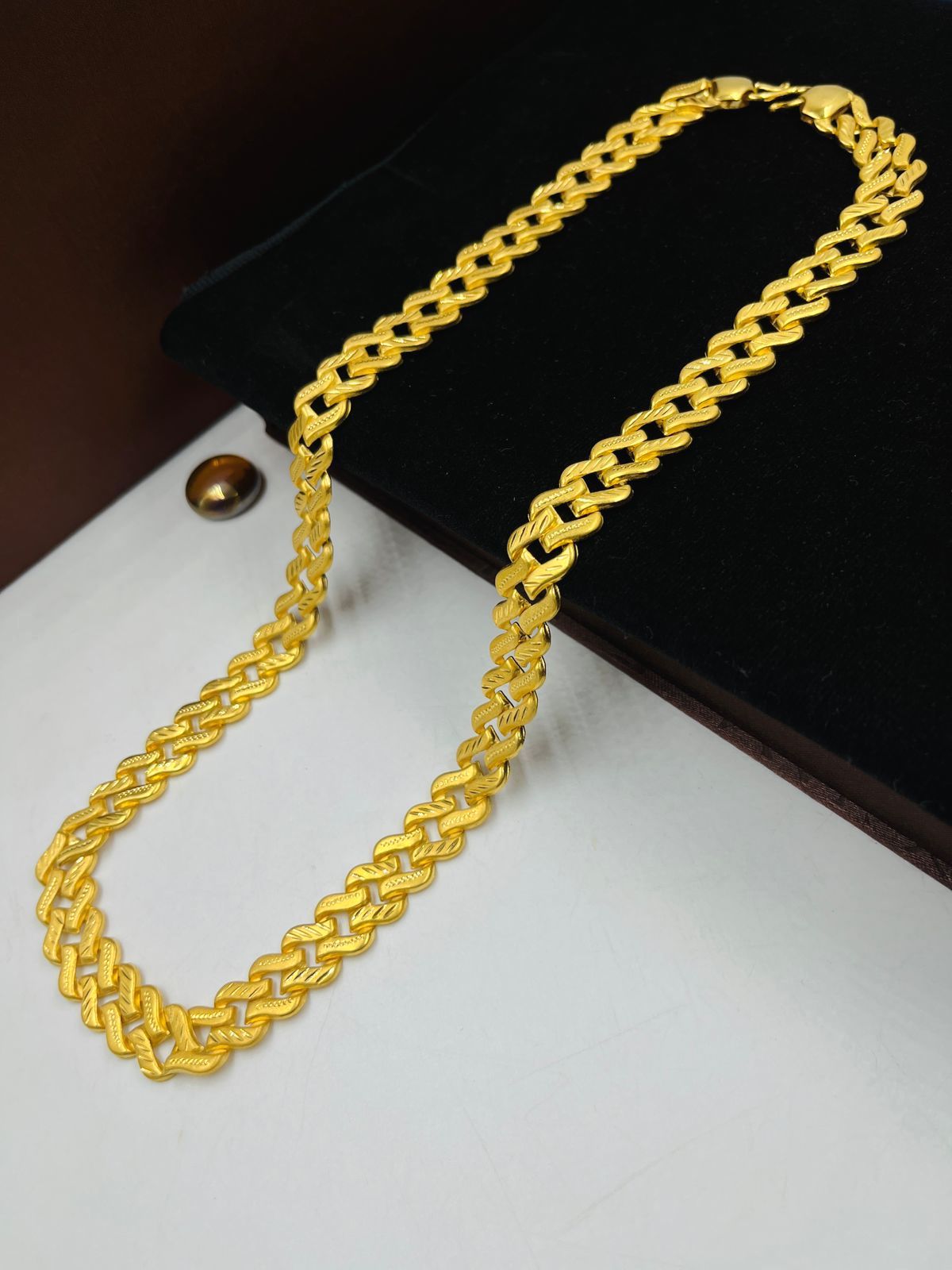 1 GRAM GOLD POKAL CHAIN FOR MEN DESIGN-A3