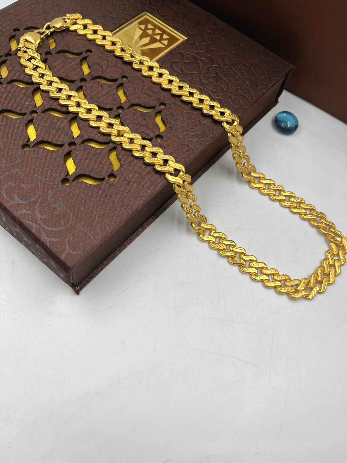 1 GRAM GOLD POKAL CHAIN FOR MEN DESIGN-A3