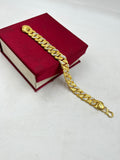1 GRAM GOLD POKAL BRACELET FOR MEN DESIGN A-354