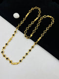 1 GRAM GOLD PLATING DIAMOND RUDRAKSHA MALA FOR MEN DESIGN A-116