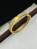 1 GRAM GOLD PLATED DIAMOND KADA FOR MEN DESIGN A-39