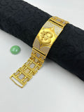 1 GRAM GOLD FORMING OM (AUM) NEW BRACELET FOR MEN DESIGN A-304