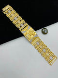 1 GRAM GOLD FORMING MAA KHODIYAR BRACELET FOR MEN DESIGN A-454