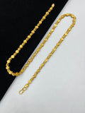 1 GRAM GOLD FLOWER DESIGN CHAIN FOR MEN DESIGN A-675