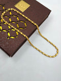 1 GRAM GOLD FLOWER DESIGN CHAIN FOR MEN DESIGN A-675