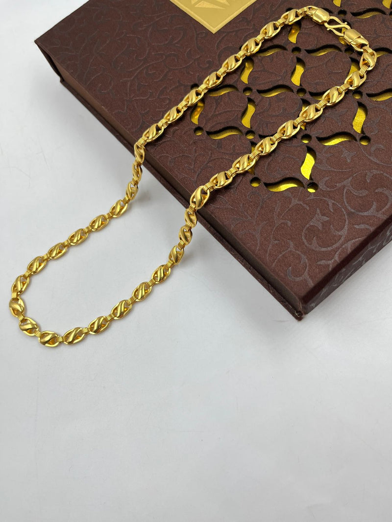 1 GRAM GOLD CHAIN FOR MEN DESIGN A-387
