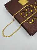 1 GRAM GOLD FORMING NAWABI CHAIN FOR MEN DESIGN A-286
