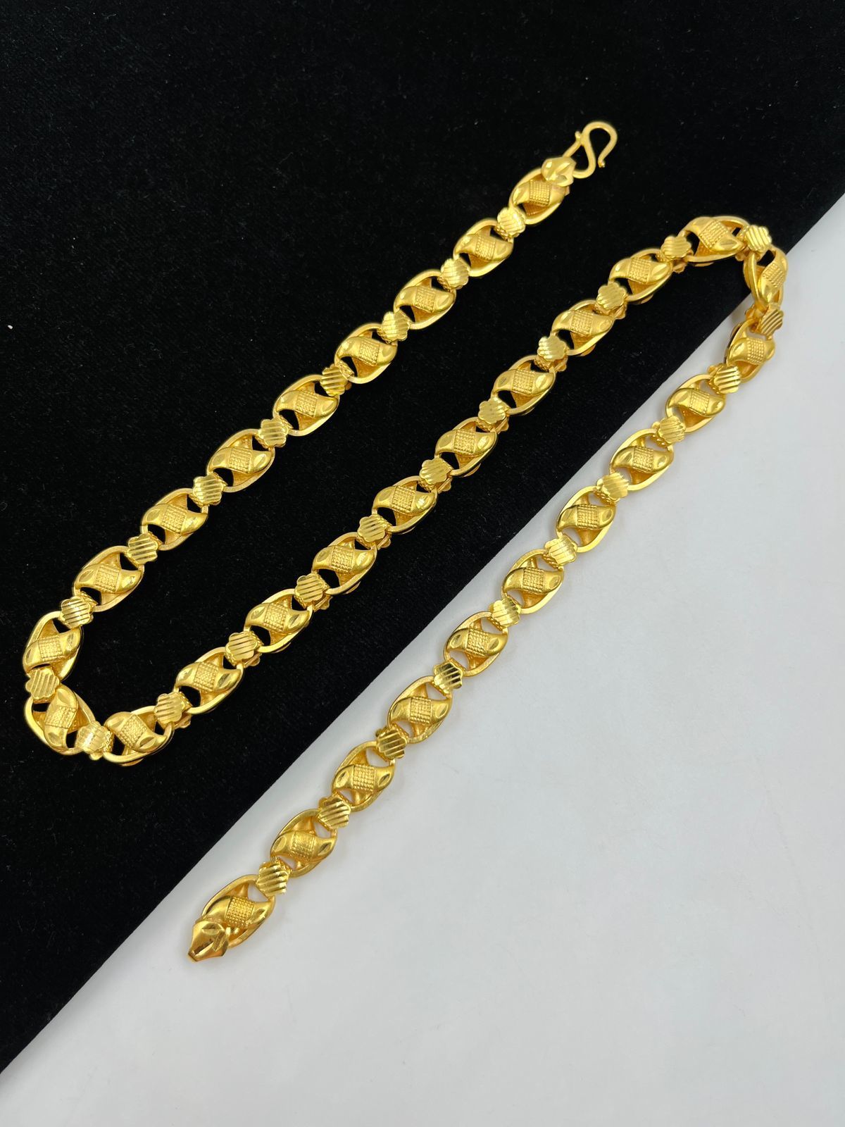 पुरुषों के लिए 1 ग्राम गोल्ड कोहली चेन डिज़ाइन A-569