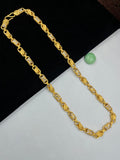 1 GRAM GOLD PAN WITH KOYLI CHAIN FOR MEN DESIGN A-664