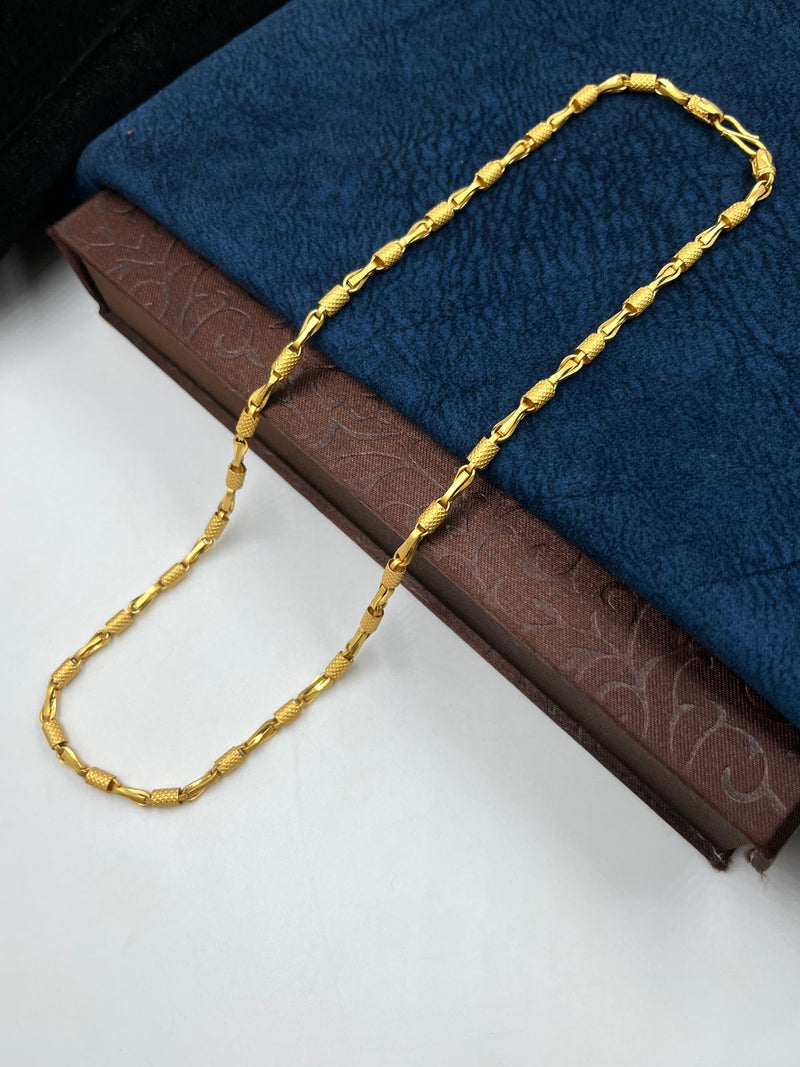 1 GRAM GOLD CHAIN FOR MEN DESIGN A-497