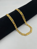 1 GRAM GOLD NAWABI BISCUITS WITH POKAL CHAIN FOR MEN DESIGN A-478