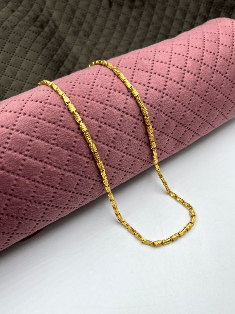 1 GRAM GOLD CHAIN FOR MEN DESIGN A-430