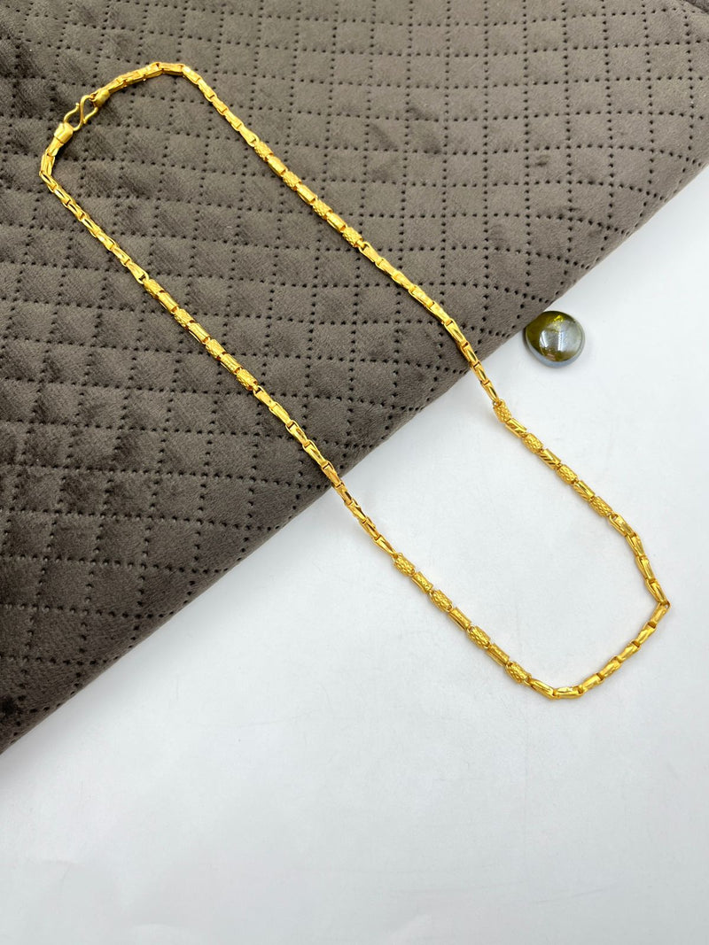 1 GRAM GOLD CHAIN FOR MEN DESIGN A-430