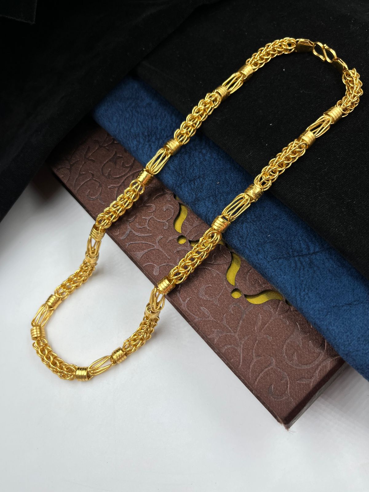 1 GRAM GOLD FORMING INDO CHAIN FOR MEN DESIGN A-1