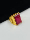 1 GRAM GOLD FORMING DIAMOND RING FOR MEN DESIGN A-404