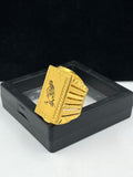 1 GRAM GOLD FORMING KRISHNA RING FOR MEN DESIGN A-817