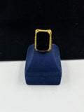 1 GRAM GOLD BLACK RING FOR MEN DESIGN A-1058