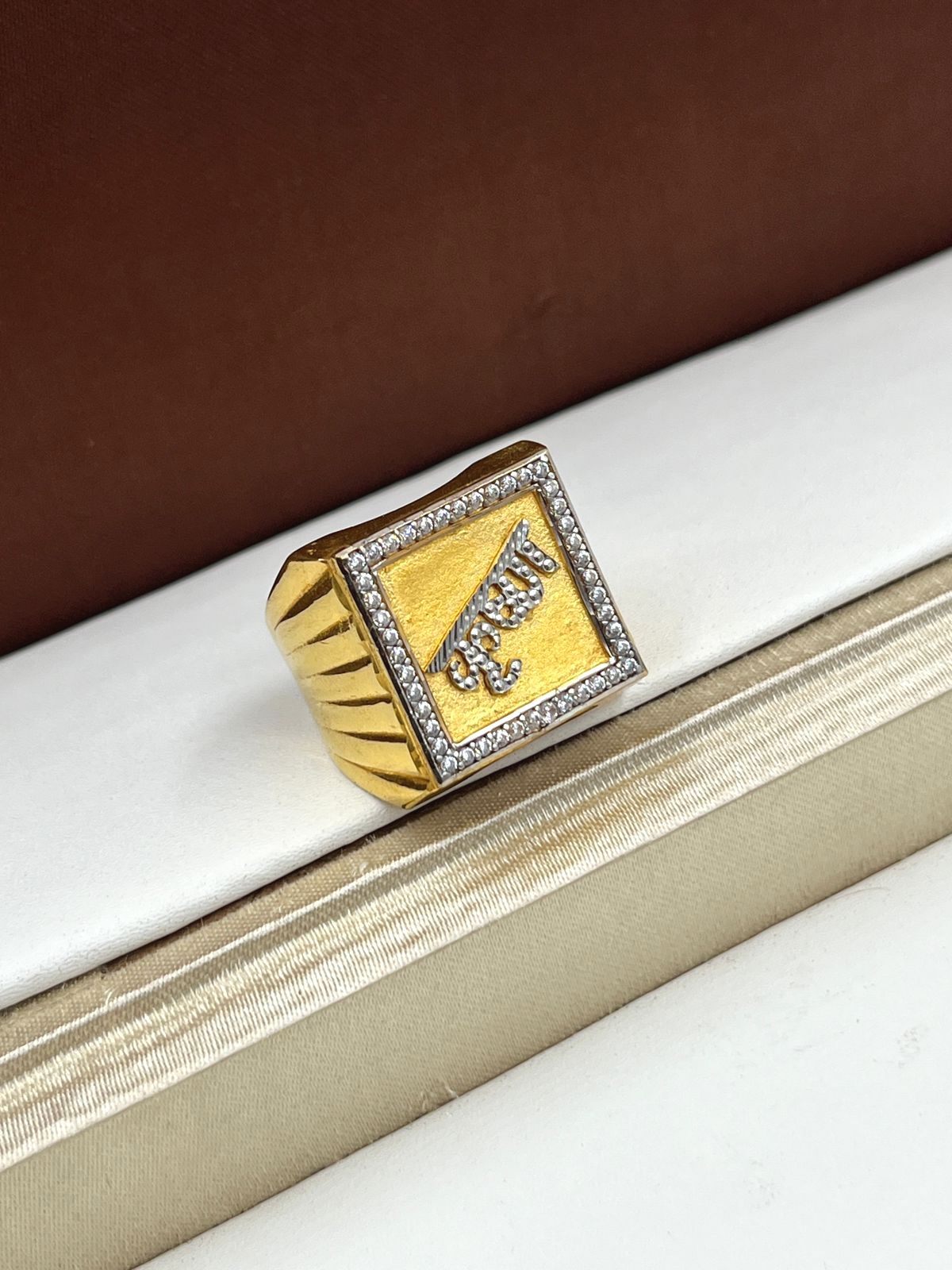 1 GRAM GOLD PLATING RING FOR MEN DESIGN A-288