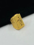 1 GRAM GOLD PLATING FLUTE KRISHNA RING FOR MEN DESIGN A-269