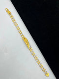 1 GRAM GOLD PLATED JAGUAR BRACELET FOR MEN DESIGN A-487