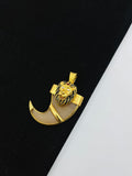 1 GRAM GOLD PLATING LION FACE NAIL PENDANT FOR MEN DESIGN A-98