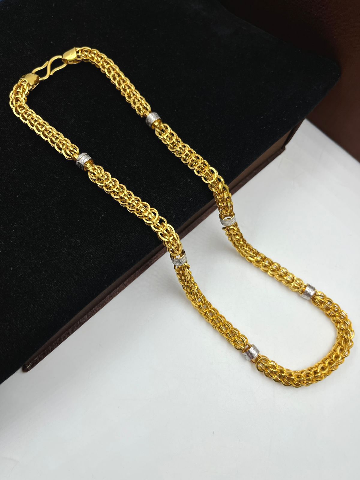 1 GRAM GOLD INDO CHAIN FOR MEN DESIGN A-403