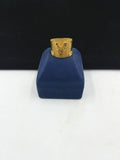 1 GRAM GOLD V LETTER RING FOR MEN DESIGN A-996