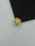 1 GRAM GOLD V LETTER RING FOR MEN DESIGN A-996