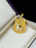 1 GRAM GOLD FORMING VACHHRAJ DADA PENDANT FOR MEN DESIGN A-472