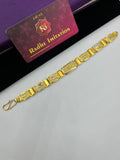 1 GRAM GOLD OM (AUM) BRACELET FOR MEN DESIGN A-489