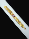 1 GRAM GOLD MORLI PICHU POKAL BRACELET FOR MEN DESIGN A-493