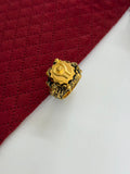 1 GRAM GOLD SHIVLING WITH MAHADEV RING FOR MEN DESIGN A-1081