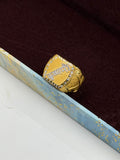 1 GRAM GOLD PLATING KRUSHNAM RING FOR MEN DESIGN A-146