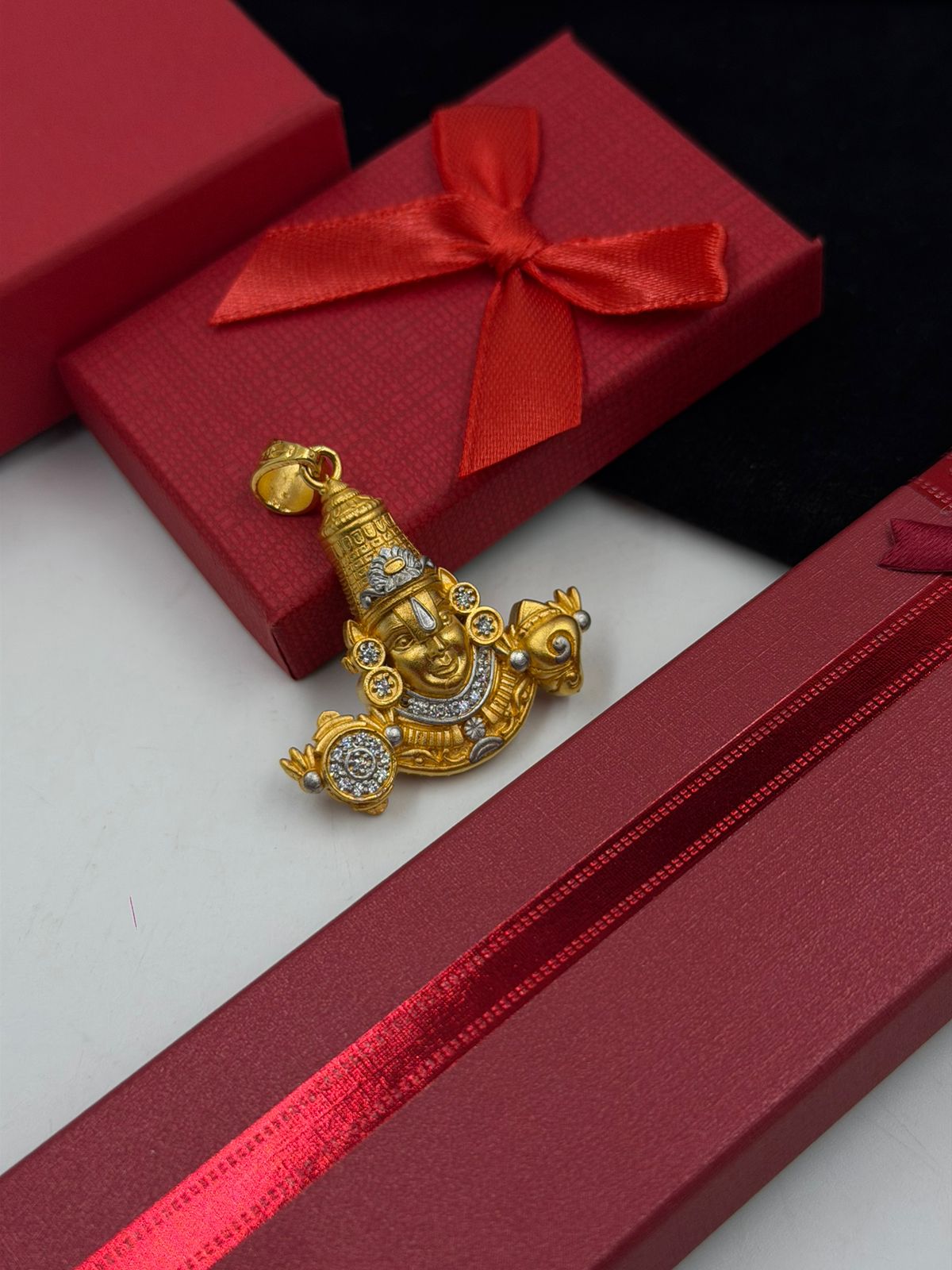 1 GRAM GOLD TIRUPATI BALAJI UNIQUE DESIGN FOR MEN DESIGN A-552