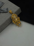 1 GRAM GOLD PREMIUM QUALITY GANPATI BAPPA PENDANT FOR MEN DESIGN A-550