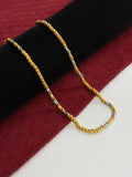 1 GRAM GOLD PLATED CHAIN FOR MEN DESIGN A-372