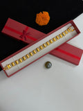 1 GRAM GOLD PREMIUM DIAMOND NEW BRACELET FOR MEN DESIGN A-504