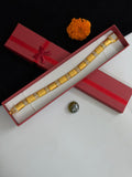1 GRAM GOLD PREMIUM DIAMOND NEW BRACELET FOR MEN DESIGN A-508