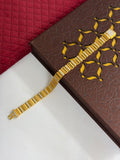 1 GRAM GOLD PREMIUM DIAMOND NEW BRACELET FOR MEN DESIGN  A-505