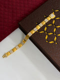 1 GRAM GOLD UNIQUE NEW DIAMOND DESIGN BRACELET FOR MEN DESIGN A-509