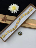 1 GRAM GOLD PREMIUM NEW DIAMOND BRACELET FOR MEN DESIGN A-518
