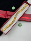 1 GRAM GOLD PREMIUM NEW DIAMOND BRACELET FOR MEN DESIGN A-519