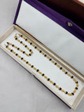 1 GRAM GOLD PLATING RUDRAKSHA MALA FOR MEN DESIGN A-24