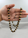 1 GRAM GOLD PLATING RUDRAKSHA MALA FOR MEN DESIGN A-22
