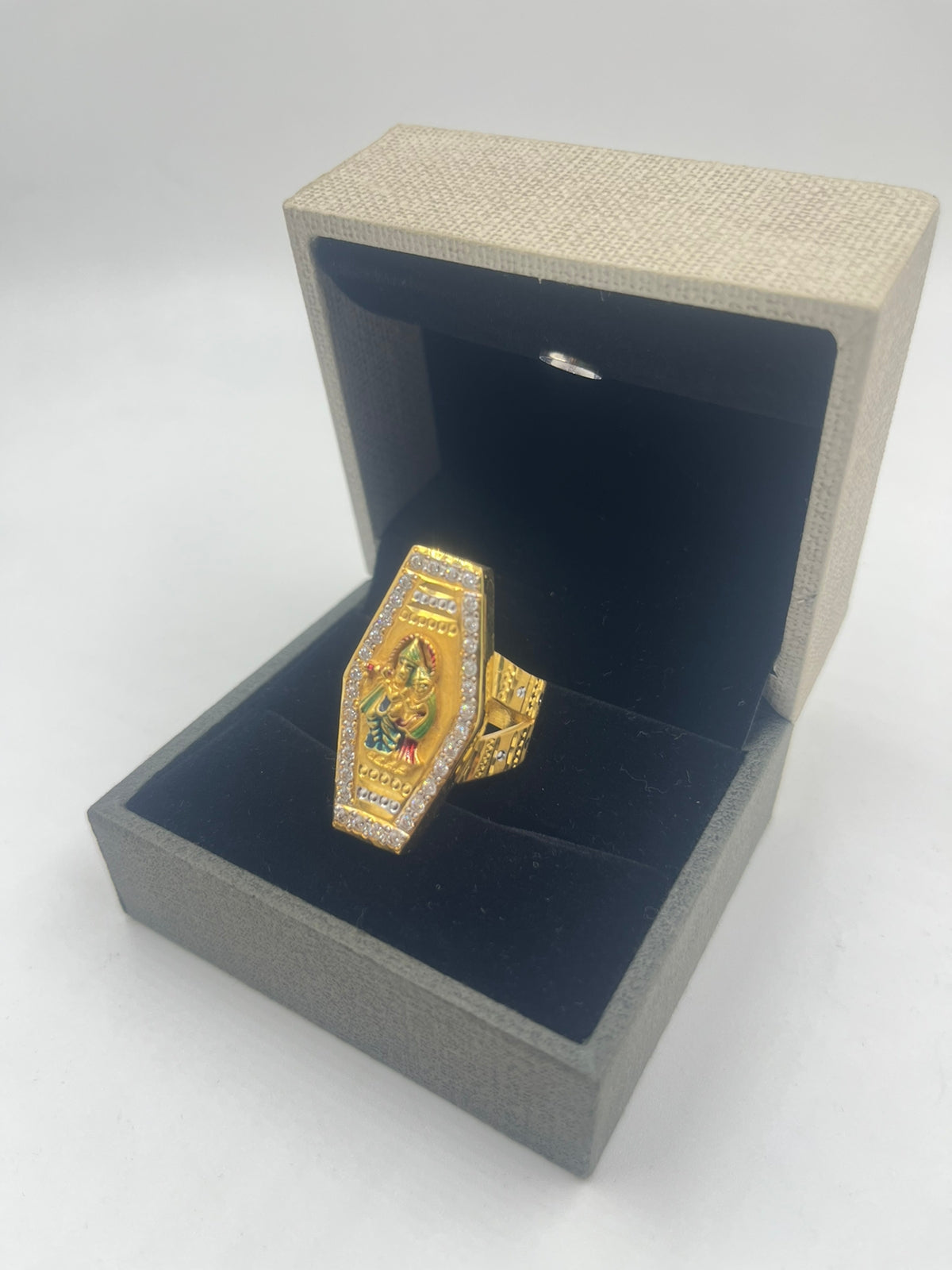 Vintage 10K Gold Men's Signet Ring